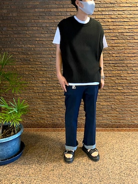 「patagonia」｜「アイテム（財布/小物）」を使った、かしゅべさん（メンズ・173cm）の夏コーディネート