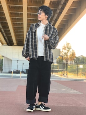 Yuji Okoshiさん（メンズ・173cm）の冬コーディネート