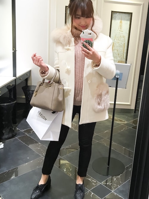 音羽美香 Rirandtureのダッフルコートを使ったコーディネート Wear