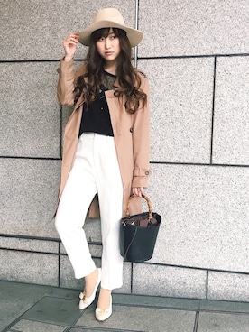 otowa mikaさん（レディース・161cm）の春コーディネート