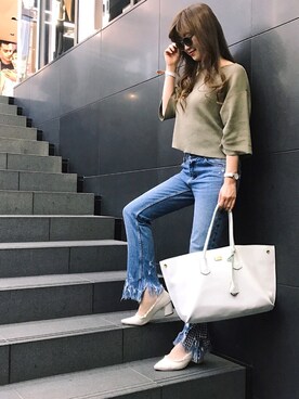 otowa mikaさん（レディース・161cm）の夏コーディネート