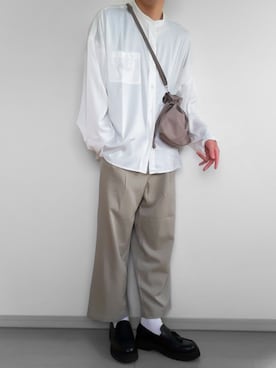 「RAGEBLUE（レイジブルー）のアイテム（ショルダーバッグ）」を使った、けいさん（メンズ・177cm）の春コーディネート