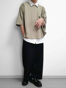 「epnok」｜「アイテム（雑誌）」を使った、けいさん（メンズ・177cm）の春コーディネート