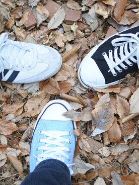 「CONVERSE（コンバース）のCONVERSE コンバース ジャック パーセル / JACK PURCEL（スニーカー）」を使った、SST___sさん（メンズ・184cm）の冬コーディネート