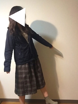 「Honeys（ハニーズ）のアイテム（マウンテンパーカー）」を使った、wさん（レディース・163cm）の春コーディネート