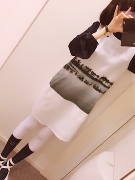 「tiit（ティート）のアイテム」を使った、にゃにゃこさん（レディース・165cm）の冬コーディネート