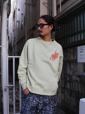 「MYne（マイン）のアイテム」を使った、THE PHARCYDEさん（メンズ・182cm）の春コーディネート