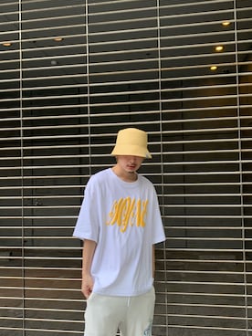 「MYne（マイン）のアイテム」を使った、THE PHARCYDEさん（メンズ・178cm）の春コーディネート