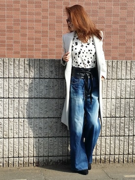 &りっちさん（レディース・154cm）の冬コーディネート