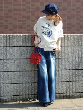 &りっちさん（レディース・154cm）の春コーディネート