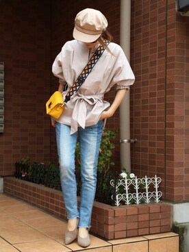 &りっちさん（レディース・154cm）の春コーディネート