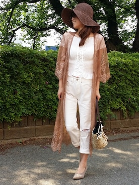 &りっちさん（レディース・154cm）の春コーディネート