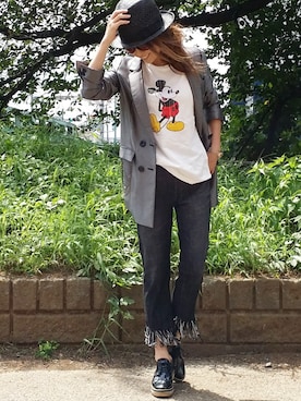 &りっちさん（レディース・154cm）の秋コーディネート