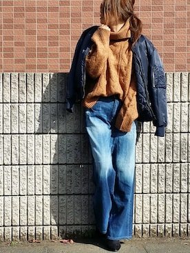 &りっちさん（レディース・154cm）の秋コーディネート