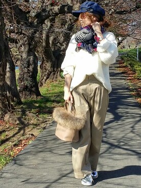 &りっちさん（レディース・154cm）の冬コーディネート