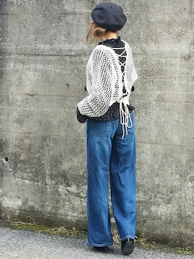 &りっちさん（レディース・154cm）の冬コーディネート