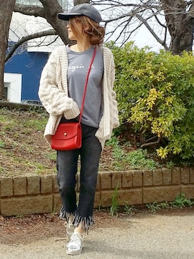 &りっちさん（レディース・154cm）の春コーディネート