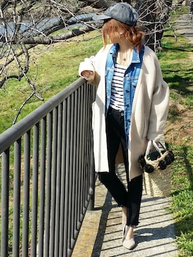 &りっちさん（レディース・154cm）の春コーディネート