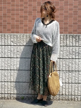 &りっちさん（レディース・154cm）の春コーディネート