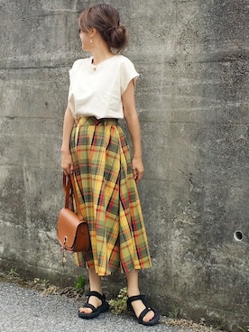 &りっちさん(レディース・154cm)の夏コーディネート