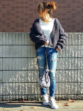 &りっちさん（レディース・154cm）の秋コーディネート