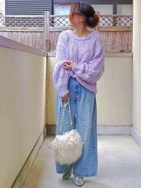 「GORGE（ゴージ）のアイテム（シューズ）」を使った、&りっちさん（レディース・154cm）の秋コーディネート