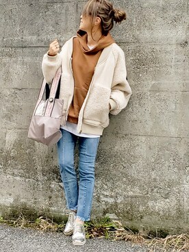 &りっちさん(レディース・154cm)の冬コーディネート