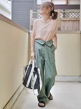 &りっちさん（レディース・154cm）の夏コーディネート