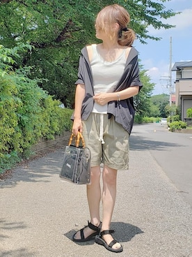 &りっちさん（レディース・154cm）の夏コーディネート