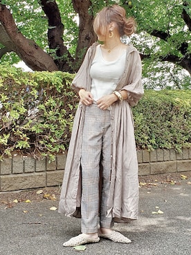 &りっちさん（レディース・154cm）の夏コーディネート
