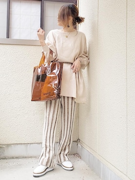 &りっちさん（レディース・154cm）の春コーディネート