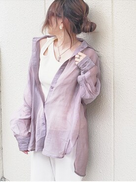 &りっちさん（レディース・154cm）の春コーディネート