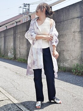 &りっちさん（レディース・154cm）の春コーディネート