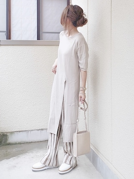 &りっちさん（レディース・154cm）の夏コーディネート