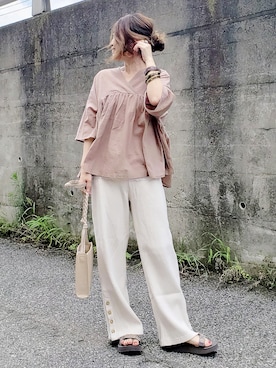 &りっちさん（レディース・154cm）の夏コーディネート