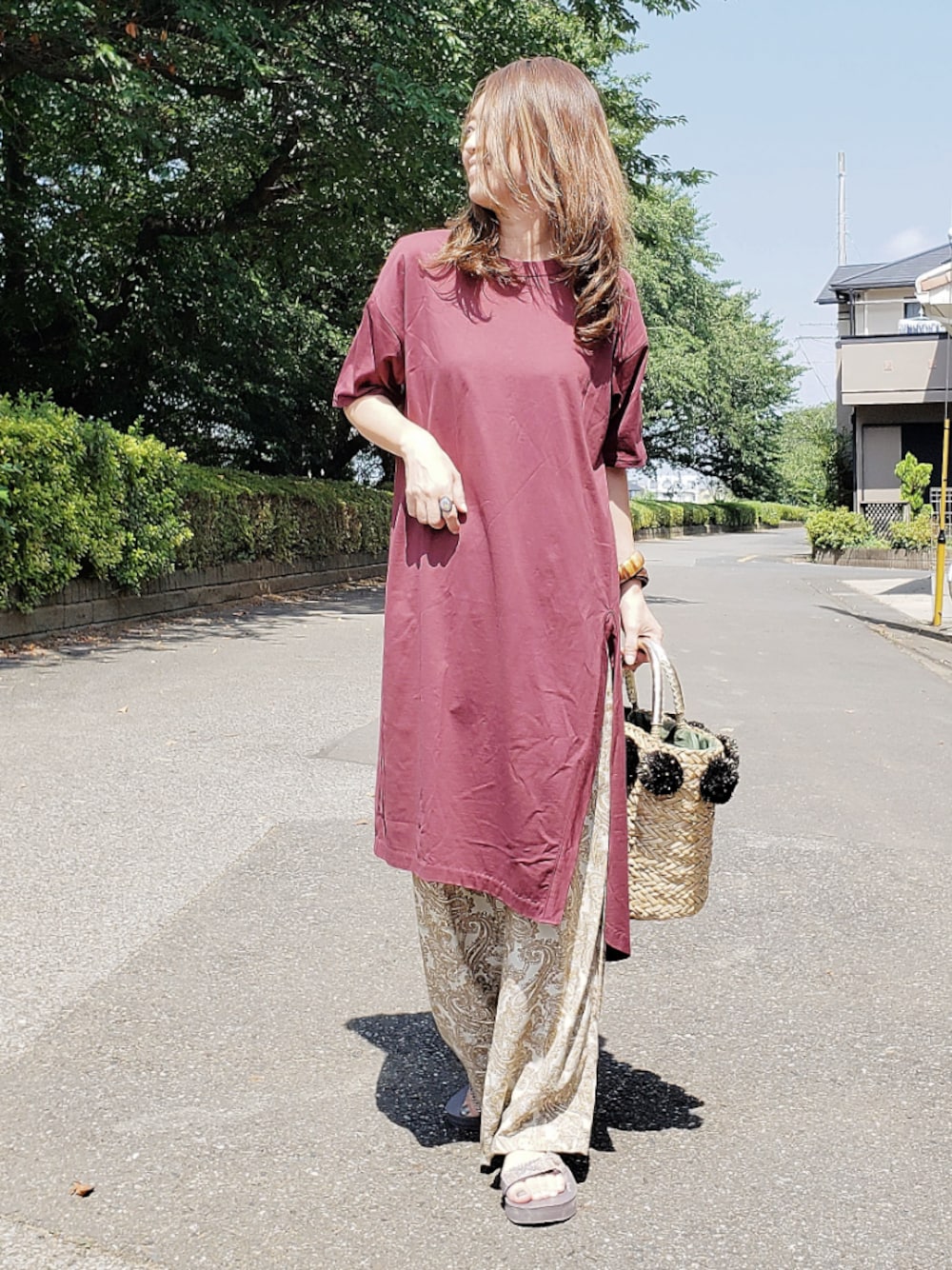 6（ロク）の「＜6(ROKU)＞SIDE SLIT ONE PIECE/ワンピース（チュニック