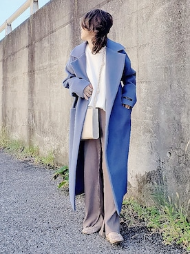 「DHOLIC STYLE（ディーホリックスタイル）のアイテム（その他アウター）」を使った、&りっちさん（レディース・154cm）の秋コーディネート