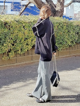 「sakishimatokyo」｜「アイテム（バレエシューズ）」を使った、&りっちさん（レディース・154cm）の冬コーディネート