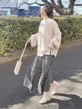 &りっちさん(レディース・154cm)の冬コーディネート