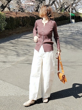 &りっちさん（レディース・154cm）の冬コーディネート