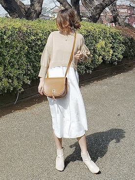 「ROYAL PARTY」｜&りっちさん（レディース・154cm）の春コーディネート