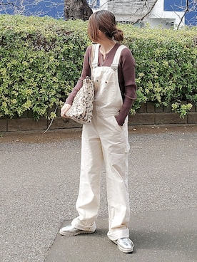 「Lee」｜「アイテム（その他シューズ）」を使った、&りっちさん（レディース・154cm）の春コーディネート