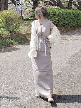 &りっちさん（レディース・154cm）の春コーディネート