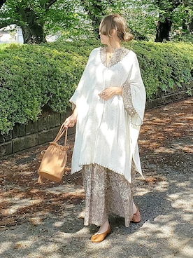 「Lapis（-）のアイテム」を使った、&りっちさん（レディース・154cm）の春コーディネート