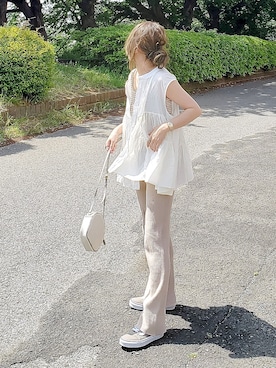 &りっちさん（レディース・154cm）の春コーディネート