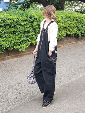 「コットンレース」｜&りっちさん（レディース・154cm）の春コーディネート