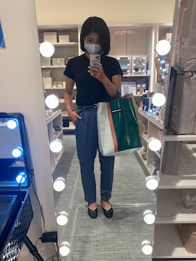 「お買い物」｜「アイテム（パンツ）」を使った、Dioさん（レディース・167cm）の夏コーディネート