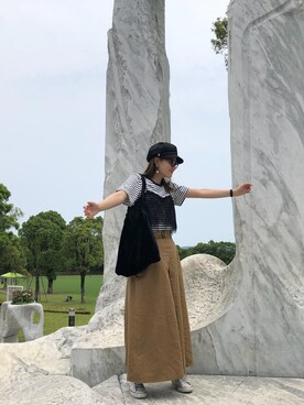 ふうたろうさん（レディース・159cm）の春コーディネート