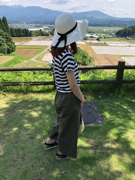 ふうたろうさん（レディース・159cm）の夏コーディネート