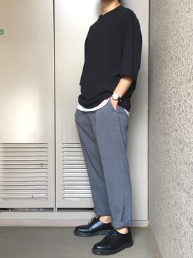 あきの。さん（メンズ・170cm）の春コーディネート